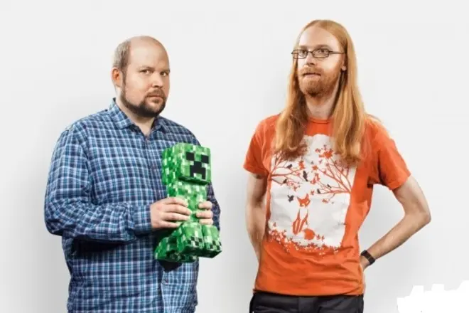 The creators of the game - Marcus Persson and Jens Bergensten