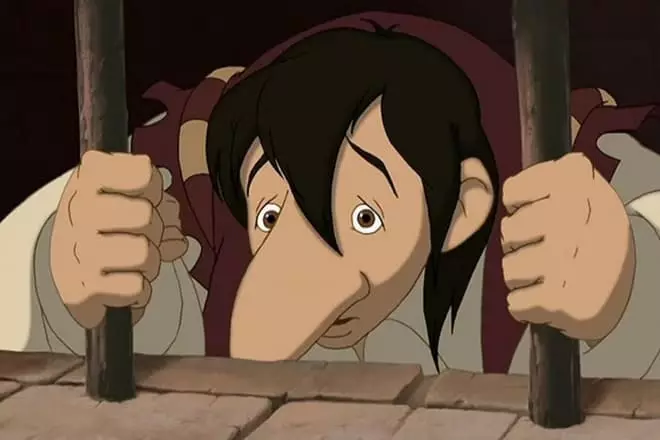 Dwarf nose in cartoon 2003