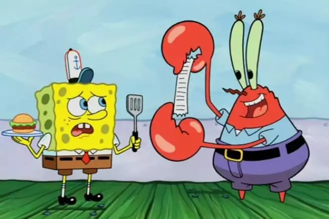 Mr. Krabs and Sponge Bob