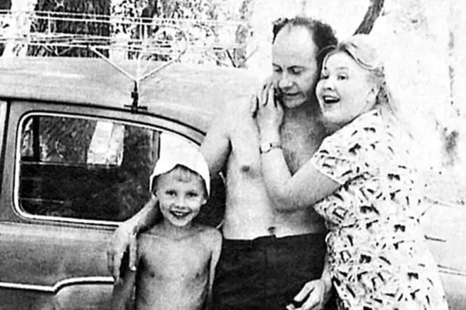 Ekaterina Savinova met familie