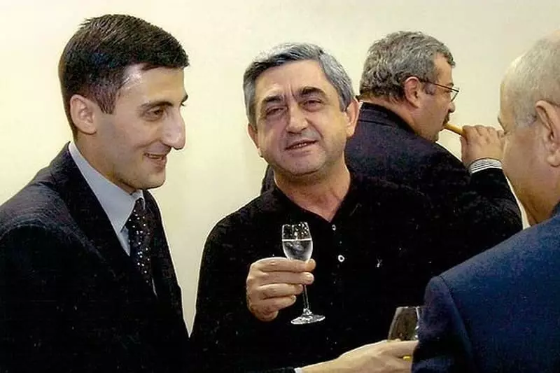 Ashot Boly en president van Armenia Serge Sargsyan