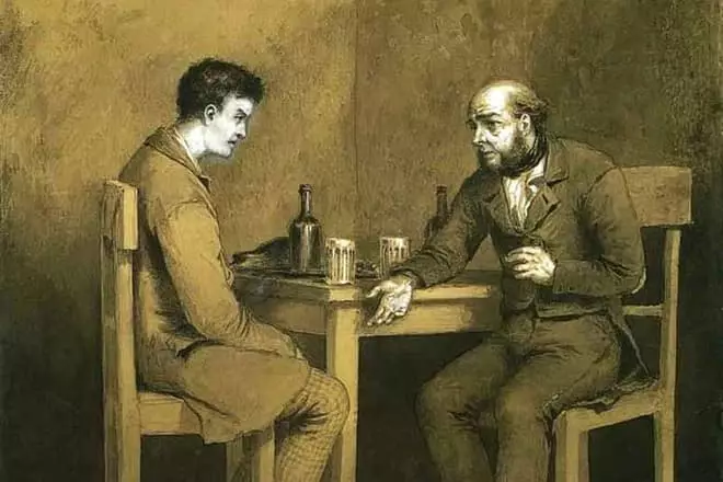 Raskolnikov og Marmaladov.