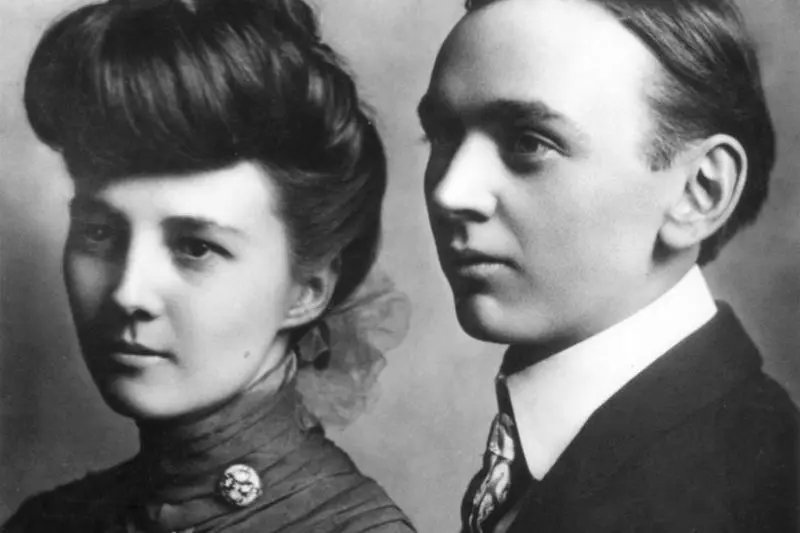 Edgar Casey és felesége Gertrude