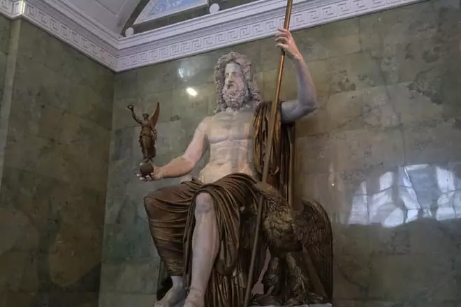 Standbeeld van Jupiter in de hermitage