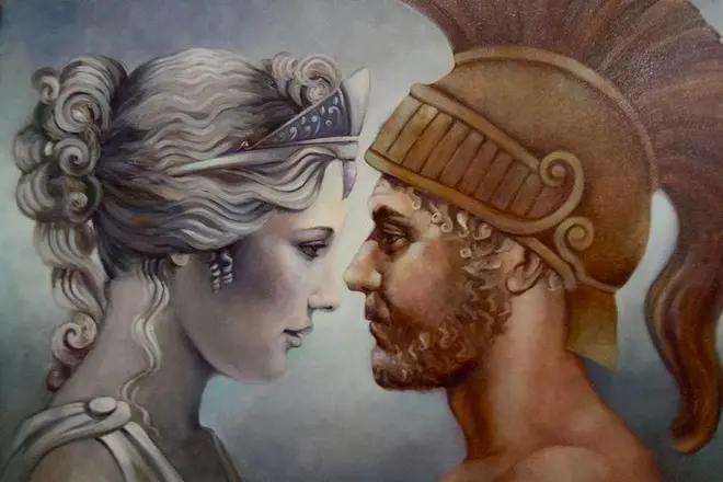 Afrodite e Ares.