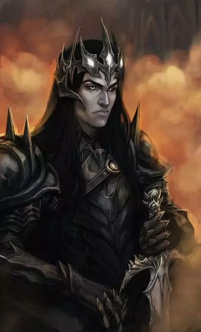 Melkor - Biografia e karakterit, "Zoti i unazave", pamja dhe karakteri, aktori, filmi, foto