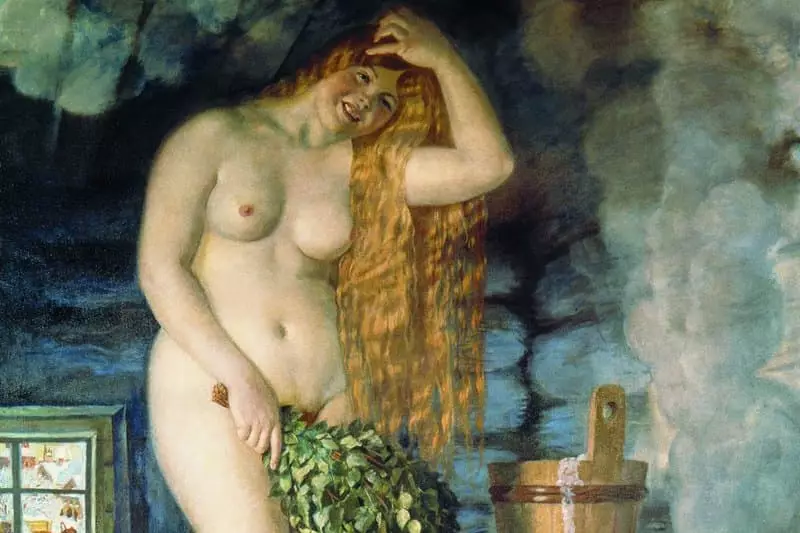 Sarin'i Boris Kustodiev "Rosiana Venus"