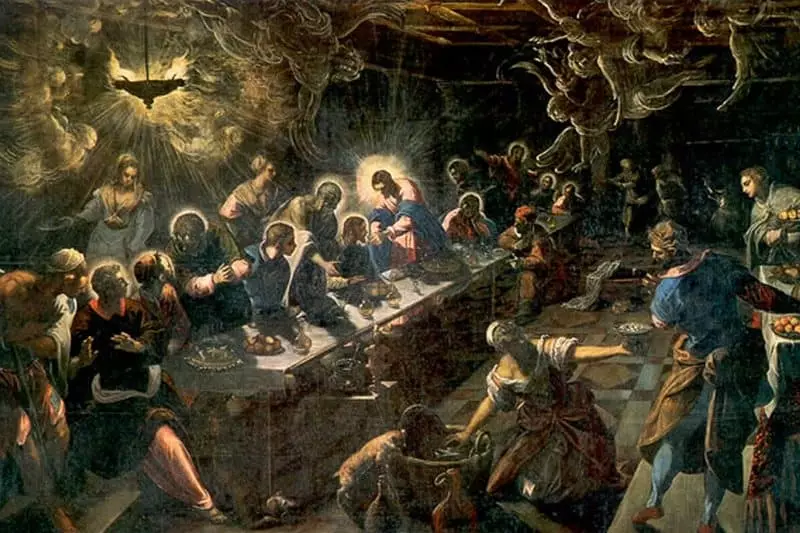 Tintorettoの写真「最後の晩餐」