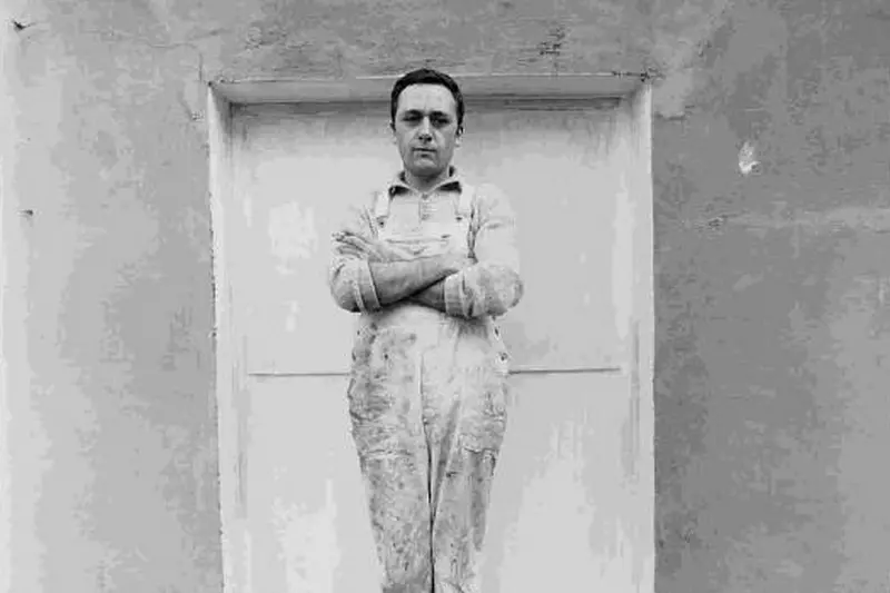Sanatçı Gerhard Richter.