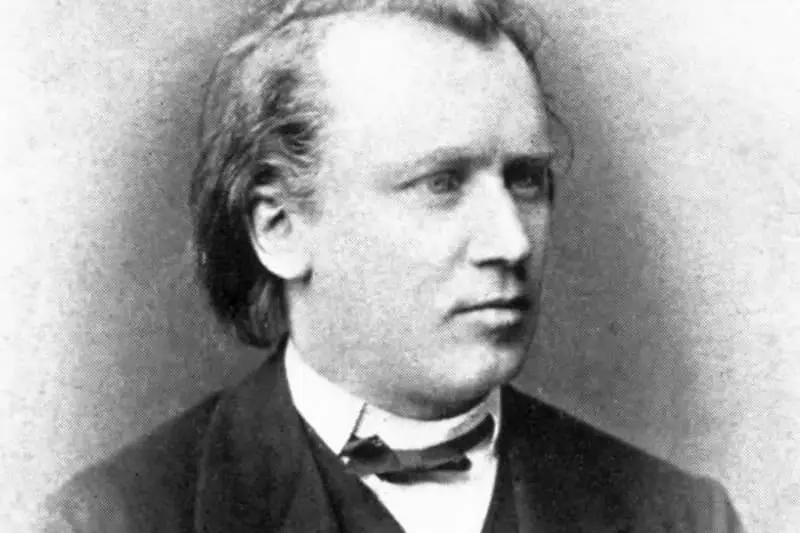 Composer Johannes Brahms.