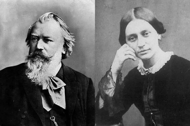 Johannes Brahms na Clara Schuman