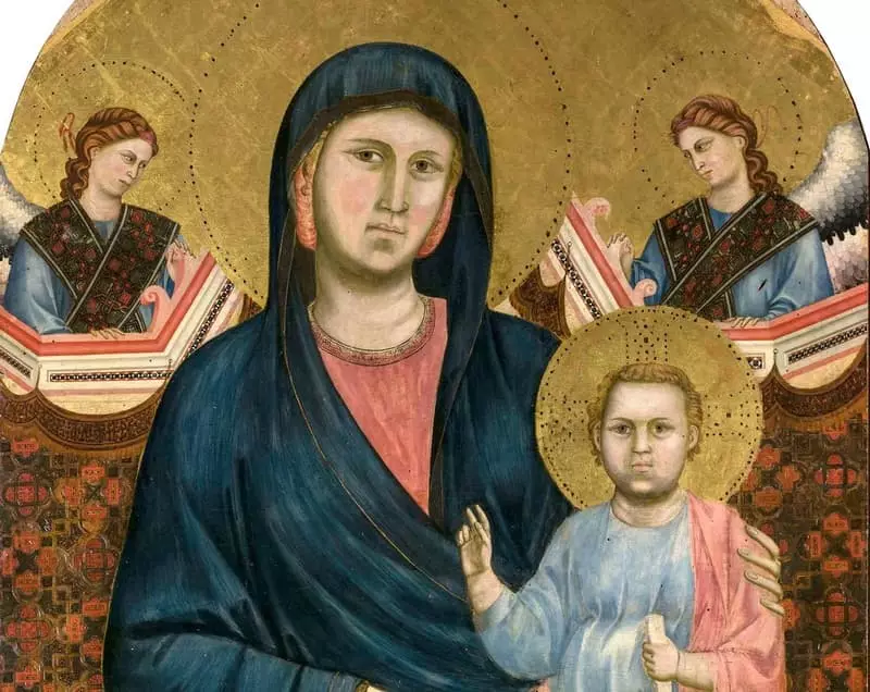 Картина Джотто ді Бондоне «Мадонна з немовлям і двома ангелами»