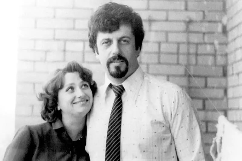 Mikhail Borisov en zijn tweede vrouw Elena