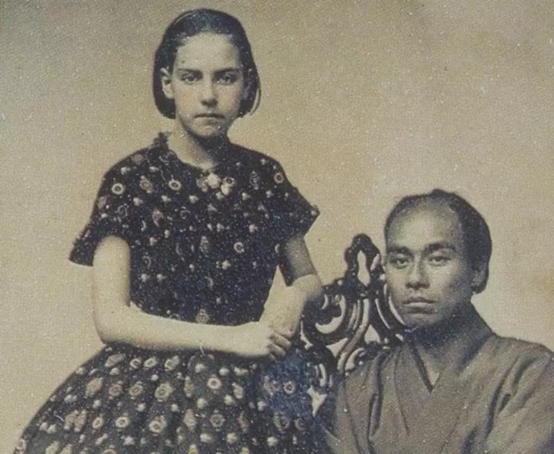 Фукудзава Юкти жана анын кызы Теодор