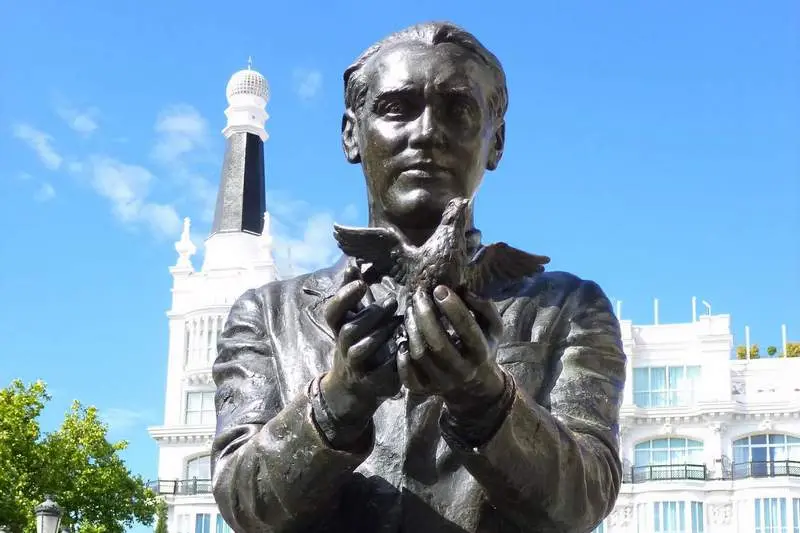 Monumentul lui Federico Garia Lorca din Madrid