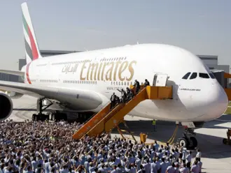 El avión de pasajeros más grande del mundo.