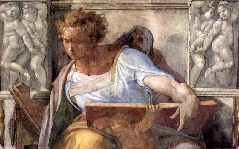 Προφήτης Δανιήλ. Καλλιτέχνης Michelangelo