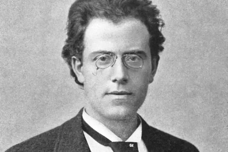 Gustav Maller u mladosti