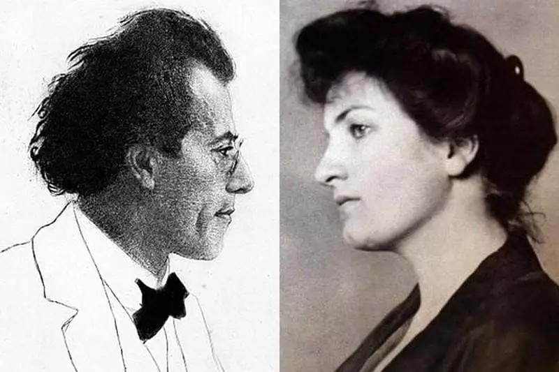 Gustav Maller和Alma Schindler