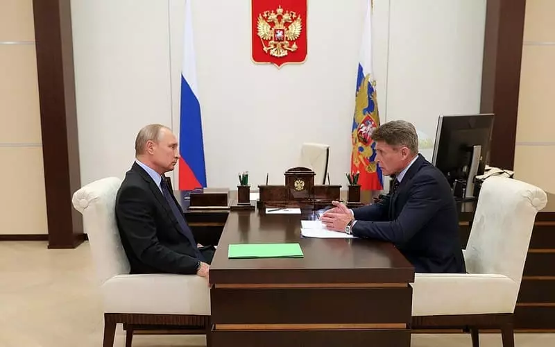 Vladimir Putin e Oleg Kozhemyako