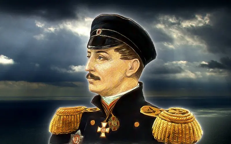 Portret van Pavel Nakhimov