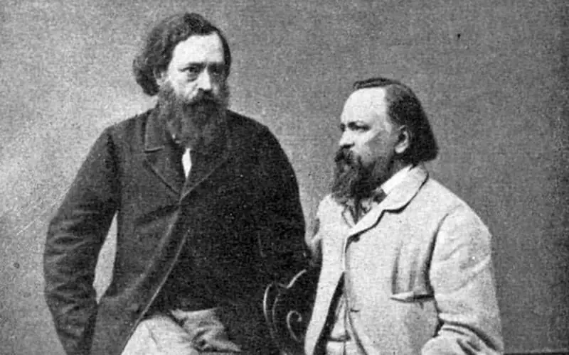 Alexander Herzen et Nikolay Ogarev