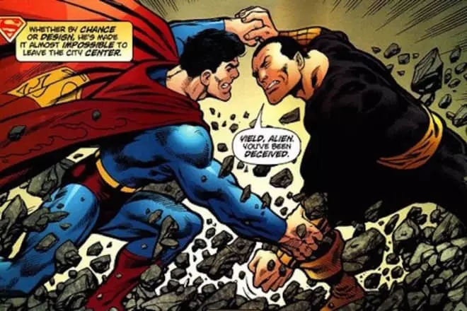 Svart Adam mot Superman