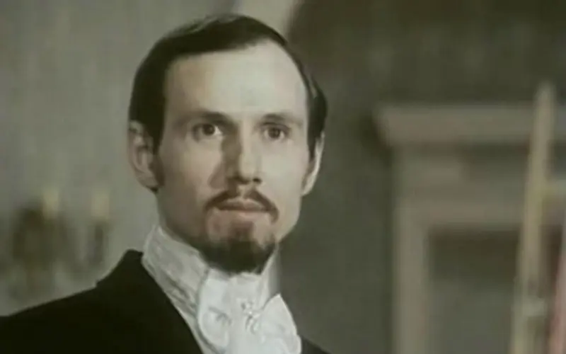 Viktor Kostyttsky (in frame út 'e film "Wedding fan Krechinsky")