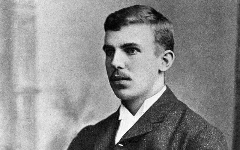 Ernest Rutherford în tinerețe