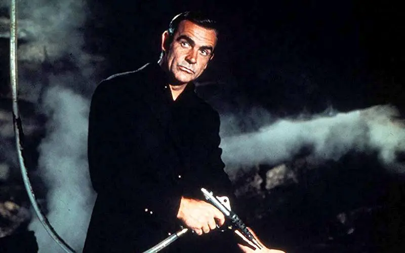 Sean Connery as James Bond (raam van die film