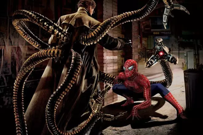 Doctor Octopus and Spiderman
