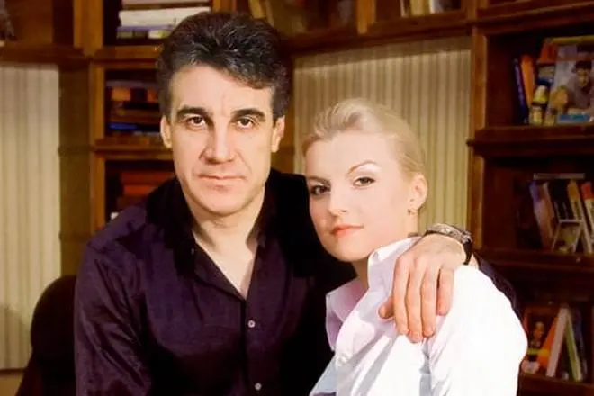 أليكسي بيمانوف مع ابنة داريا