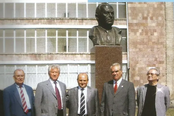 Otvorenie pamiatky Boris Shcherbin v Gyumri, Arménsko