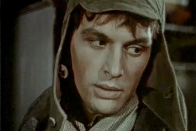 Actor Vasily Lanovova in the form of Pavel Korchagin