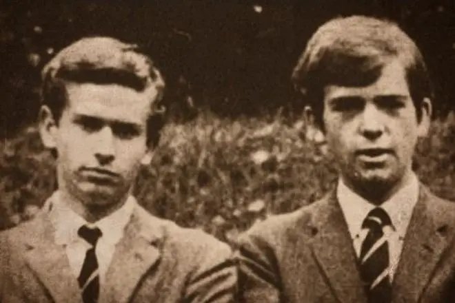 Tony Banks e Peter Gabriel in gioventù