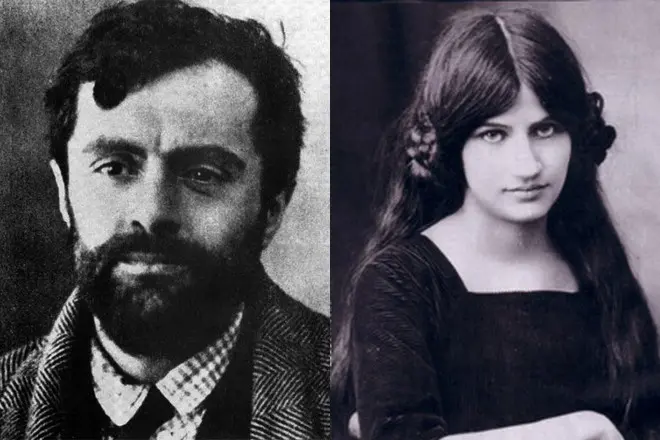 Amedeo Modigliani und Zhanna Ebutern