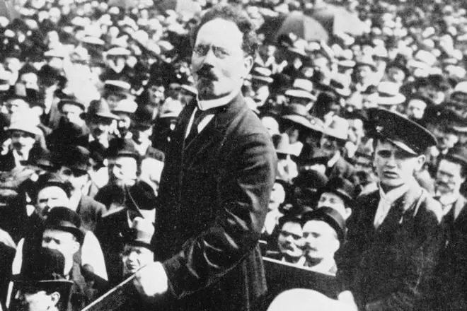 Karl Liebknecht på rallyet