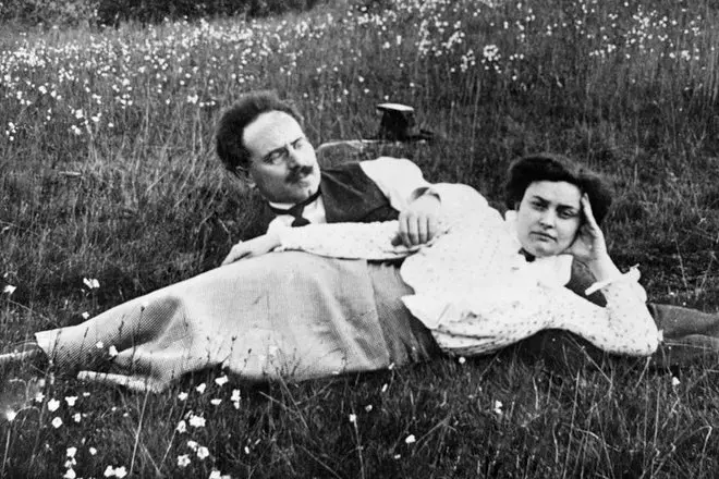 Karl Liebknecht和他的妻子Sofya