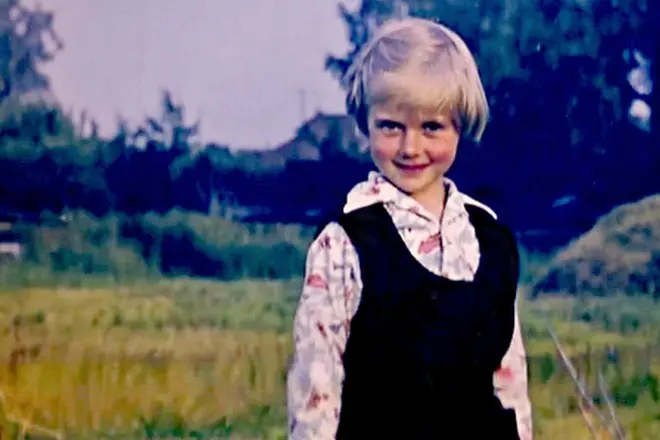 Ekaterina Parfenova w dzieciństwie
