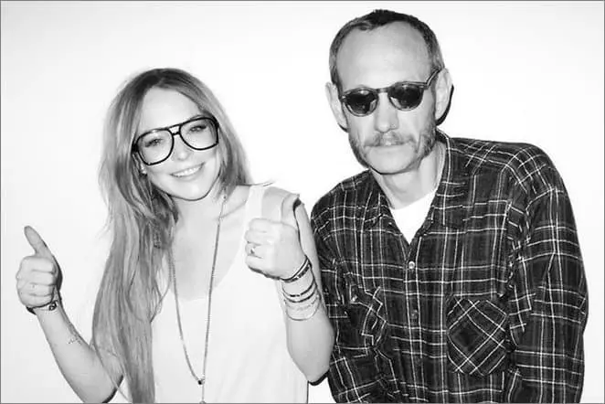 Terry Richardson og Lindsay Lohan