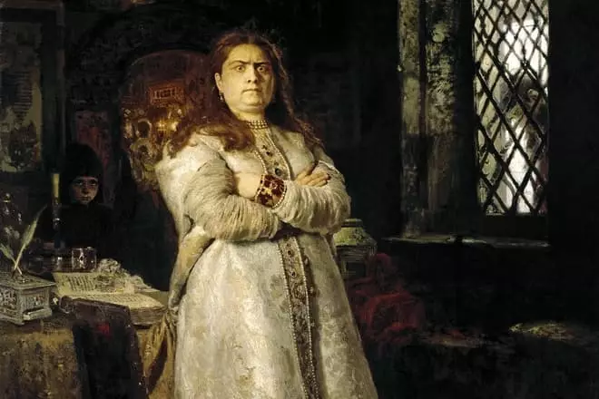 Portrét Sophia Alekseevna. Umelec Ilya Repin