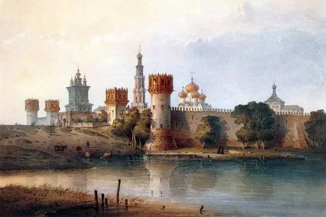 مسکو Novodevichy صومعه