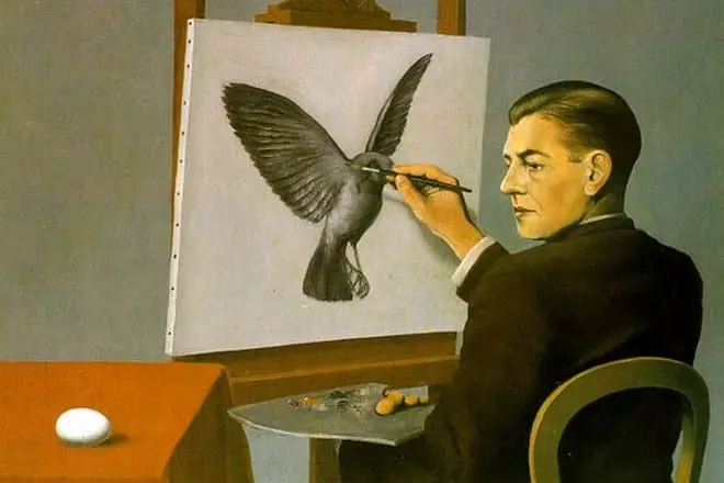 Portrait ntawm Rene Magritta