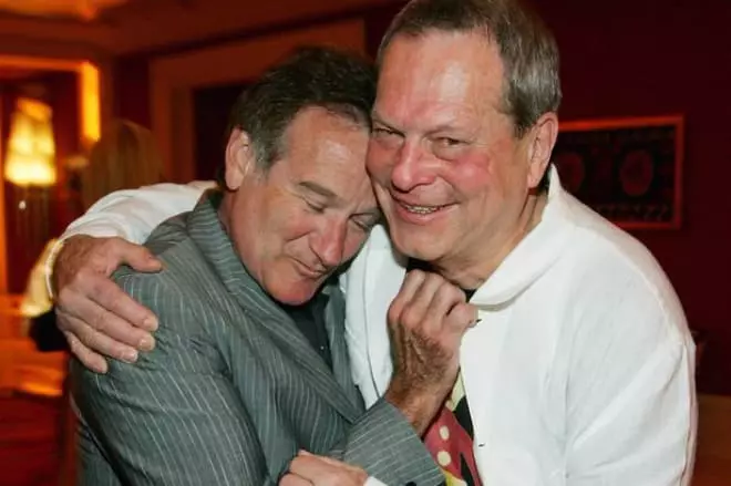 Terry Gillim and Robin Williams