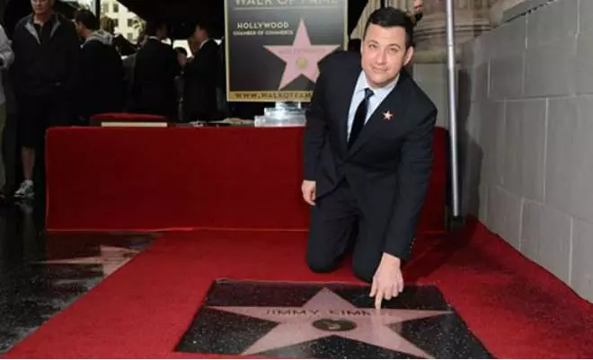 Jimmy Kimmelaは、「栄光の散歩」ハリウッドに登録されています