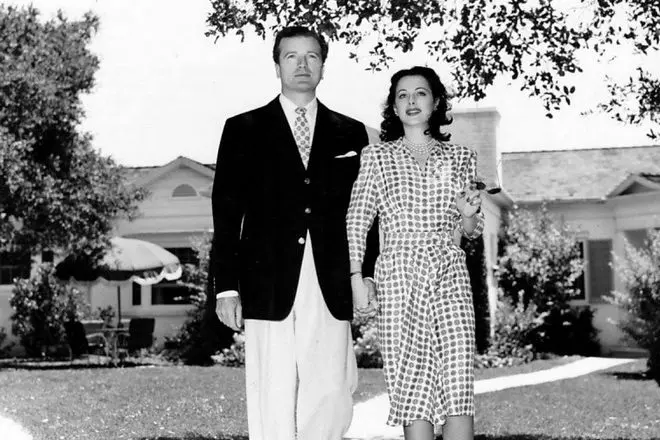 Hedi Lamarr и нейният съпруг Джон Латор