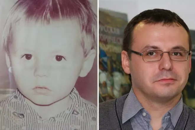 幼年期と今、Vitaly Zykov