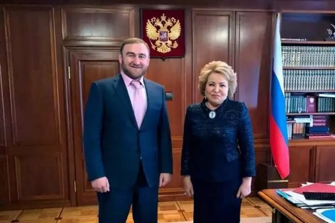 Rauf Arashukov和Valentina Matvienko