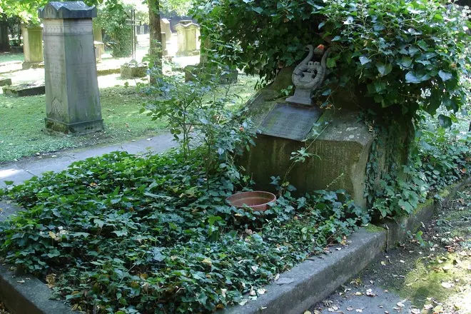 Vilgelm Gauf's grave