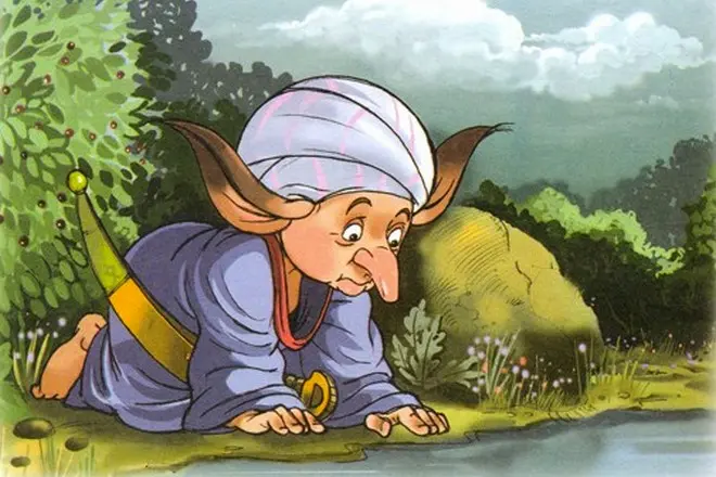 Ilustración para Wilhelm GAUF's Fairy Tale "Little Story Story"